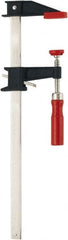 Bessey - 36" Capacity, 3-1/2" Throat Depth, Carbon Steel Bar Clamp - 1,100 Lb Clamping Pressure - Exact Tooling