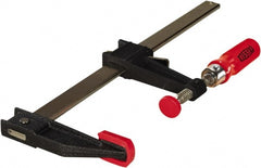 Bessey - 6" Capacity, 3-1/2" Throat Depth, Carbon Steel Bar Clamp - 1,100 Lb Clamping Pressure - Exact Tooling