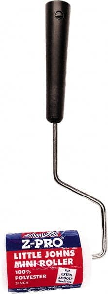 Premier Paint Roller - 10" Long, 1/4" Nap, Wall Paint Roller Set - 5" Wide, Steel Frame, Includes Roller Cover & Frame - Exact Tooling