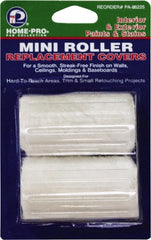 Premier Paint Roller - 4" Wide Paint Mini Roller Covers - Smooth Texture, Polyester - Exact Tooling