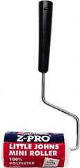 Premier Paint Roller - 23" Long, 1/4" Nap, Mini Roller Cover Combo - 6" Wide, Plastic Frame, Includes Roller Cover & Frame - Exact Tooling