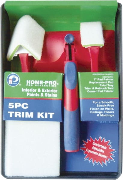 Premier Paint Roller - Trim Paint Roller Kit - Plastic Frame, Includes Paint Tray & Roller Frame - Exact Tooling