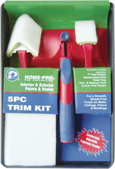 Premier Paint Roller - Trim Paint Roller Kit - Plastic Frame, Includes Paint Tray & Roller Frame - Exact Tooling