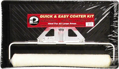 Premier Paint Roller - 3/8" Nap, Driveway Paint Roller Kit - Plastic Frame, Includes Paint Tray, Roller Cover & Frame - Exact Tooling