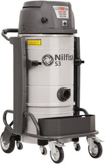 Nilfisk - 13 Gal, Steel Tank, Dry, Industrial Vacuum - 3.22 hp, 15.8 Amps - Exact Tooling