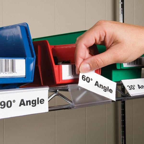 Aigner Index - Label Holders Backing: Snap-On Width (Inch): 1-1/4 - Exact Tooling