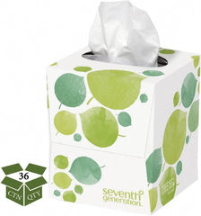 Seventh Generation - Tall Box of White Facial Tissues - 2 Ply, Recycled Fibers - Exact Tooling