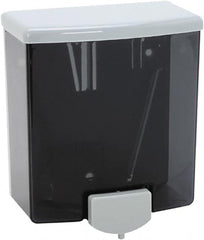Bobrick - 40 oz Liquid Hand Soap Dispenser - Plastic, Wall Mounted, Black & Gray - Exact Tooling