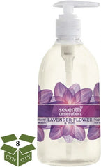 Seventh Generation - 12 oz Pump Bottle Liquid Soap - Clear, Lavender Flower & Mint Scent - Exact Tooling