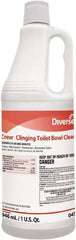 Diversey - 1 qt Bottle Liquid Toilet Bowl Cleaner - Floral Scent, Disinfectant, Nonacidic, Toilet Bowl - Exact Tooling