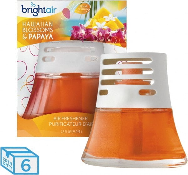BRIGHT Air - 2.5 oz Diffuser Air Freshener - Liquid, Hawaiian Blossoms & Papaya Scent - Exact Tooling