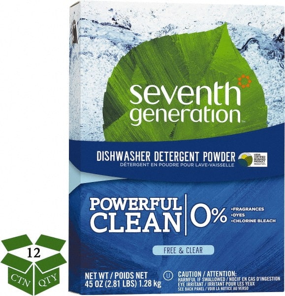 Seventh Generation - 45 oz Box Automatic Dishwashing Powder - Unscented - Exact Tooling