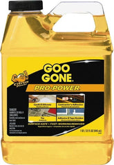 Goo Gone - 32 oz Bottle Adhesive Remover - Removes Caulk Residue, Grease, Tar, Tape, Varnish, Wax, Glue, Silicone, Contractor\x92s Adhesive, Tape Residue - Exact Tooling