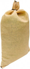 Made in USA - 14" Long x 26" High Sand Bag - Desert Tan Acrylic, For Spill Containment - Exact Tooling