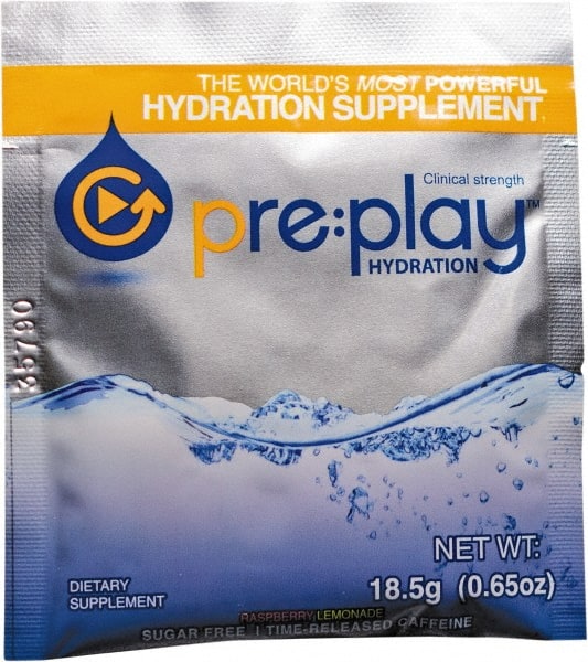Hydration Health - 0.65 oz Packet Sugar Free Raspberry Lemonade Activity Drink - Powdered, Yields 18 oz - Exact Tooling