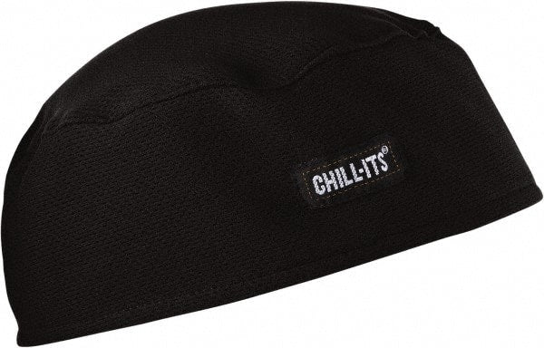 Ergodyne - Size Universal, Cooling Slip-On Skull Cap - Black Solid Pattern, Polyester - Exact Tooling