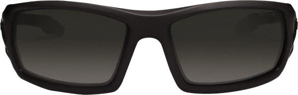 Ergodyne - Smoke Lenses, Framed Safety Glasses - Uncoated Lenses, Matte Black Frame, Size Universal, Wrap Around - Exact Tooling
