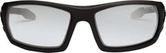 Ergodyne - Indoor/Outdoor Lenses, Framed Safety Glasses - Anti-Fog, Matte Black Frame, Size Universal, Wrap Around - Exact Tooling