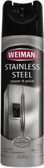 Weiman - 17 fl oz Aerosol Stainless Steel Cleaner & Polish - Unscented, Can Container - Exact Tooling
