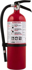 Kidde - 5 Lb, 3-A:40-B:C Rated, Dry Chemical Fire Extinguisher - 4-1/2" Diam x 16.07" High, 195 psi, 18' Discharge in 15 sec, Seamless Aluminum Cylinder - Exact Tooling