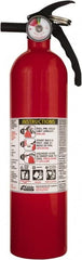 Kidde - 2.5 Lb, 1A:10-B:C Rated, Dry Chemical Fire Extinguisher - 3-1/4" Diam x 13-3/4" High, 100 psi, 12' Discharge in 12 sec, Seamless Aluminum Cylinder - Exact Tooling