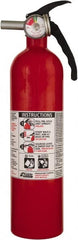 Kidde - 2.9 Lb, 10-B:C Rated, Dry Chemical Fire Extinguisher - 3-1/4" Diam x 13-3/4" High, 100 psi, 12' Discharge in 12 sec, Seamless Aluminum Cylinder - Exact Tooling