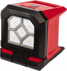 Milwaukee Tool - 18 Volts, 1500 Lumens, Cordless Work Light - Red/Black, Up to 20 hr Run Time - Exact Tooling