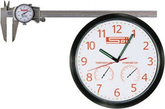 SPI - 0" to 6" Range, 0.001" Graduation, 0.1" per Revolution, Dial Caliper - White Face - Exact Tooling