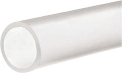 Value Collection - 5/8" ID x 3/4" OD, 1/16" Wall Thickness, 50' Long, Silicone Tube - Clear, 40 Max psi, 70A Hardness, -120 to 480°F - Exact Tooling