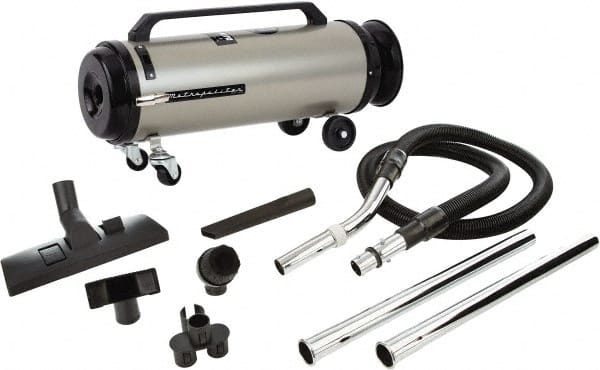 MetroVac - Canister Vacuum Cleaner - 120 Volts, 4 hp, 11.25 Amps, 12.5 Lb, Accessories Included - Exact Tooling