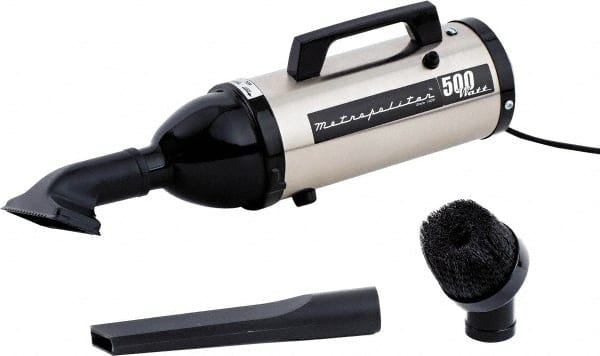 MetroVac - Hand Vacuum Cleaner - 120 Volts, 0.75 hp, 4.5 Amps, 3 Lb, Accessories Included - Exact Tooling