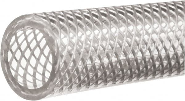 Value Collection - 1/2" ID x 21/32" OD, 5/64" Wall Thickness, 50' Long, Polyurethane Tube - Clear, 300 Max psi, 90A Hardness, -80 to 160°F - Exact Tooling