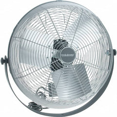 PRO-SOURCE - 18" Blade, 1/8 hp, 5,750 Max CFM, Single Phase Fan - 2.2 Amps, 115 Volts, 3 Speed - Exact Tooling