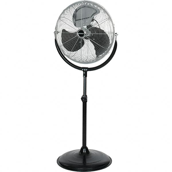 PRO-SOURCE - 20" Blade, 1/3 hp, 6,039 Max CFM, Standing Fan - 3 Speed - Exact Tooling