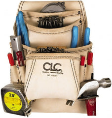 CLC - General Purpose Holster with 10 Pockets - Leather, Natural (Color) - Exact Tooling
