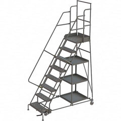 TRI-ARC - Rolling & Wall Mounted Ladders & Platforms Type: Stock-Picking Ladder Style: Rolling Safety Stock Picking Ladder - Exact Tooling