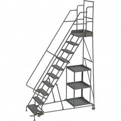 TRI-ARC - Rolling & Wall Mounted Ladders & Platforms Type: Stock-Picking Ladder Style: Rolling Safety Stock Picking Ladder - Exact Tooling