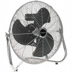 PRO-SOURCE - 18" Blade, 1/4 hp, 5,686 Max CFM, Floor Fan - 3 Speed - Exact Tooling