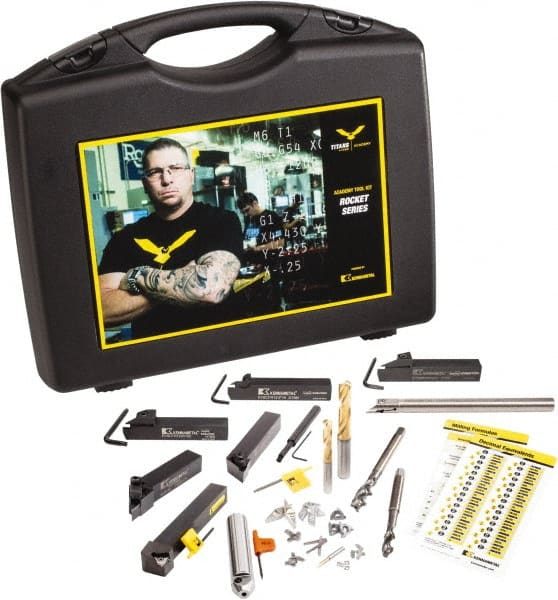 Kennametal - Internal/External Thread, Right Hand Cut, Indexable Threading Toolholder - EC, 1F, EG, A4G, CDHH, VPGR, NPR Insert Compatibility, LSS Toolholder, Series Titan Academy - Exact Tooling