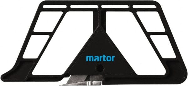 Martor USA - Recessed/Hook Blade Safety Utility Knife - 2.19" Blade, Black Polycarbonate Handle, 1 Blade Included - Exact Tooling