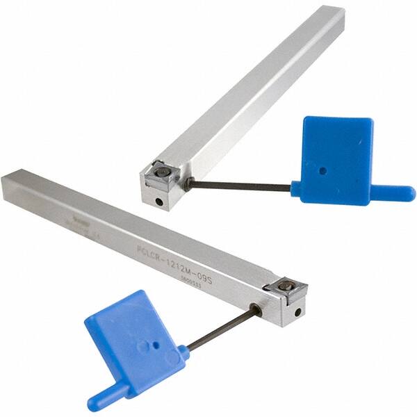 Iscar - PDAC, Right Hand Cut, 3/8" Shank Height x 1/2" Shank Width, Neutral Rake Indexable Turning Toolholder - 5.9" OAL, DC.. Insert Compatibility, Series Isoturn - Exact Tooling