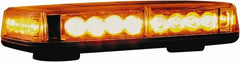 Buyers Products - Variable Flash Rate, Magnetic or Permanent Mount Emergency LED Lightbar Assembly - Powered by DC, Amber - Exact Tooling