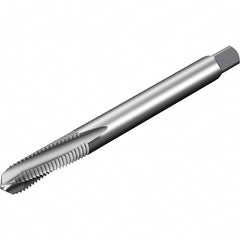 Sandvik Coromant - 3 Flute 2B Spiral Flute Tap - Powdered Metal High Speed Steel, Uncoated - Exact Tooling
