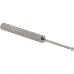Accupro - 5/64° 5/64" Cut Diam, 0.039" Cut Width, 1/8" Shank, Solid Carbide Double-Angle Cutter - Exact Tooling