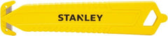 Stanley - Utility Knives, Snap Blades & Box Cutters Type: Safety Cutter Blade Type: Recessed/Concealed Fixed Blade - Exact Tooling