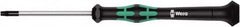 Wera - 5 Torx Driver - 40mm Blade Length, 137mm OAL, Ergonomic Handle - Exact Tooling