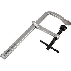 Wilton - 5-1/2" Throat Depth, 12" Max Capacity, Heavy-Duty F Sliding Arm Clamp - 2,660 Lb Clamping Pressure - Exact Tooling