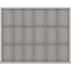 LISTA - 18-Compartment Drawer Divider Layout for 3.15" High Drawers - Exact Tooling