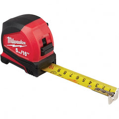 Milwaukee Tool - Tape Measures Length (Feet): 16.00 Width (Inch): 1 - Exact Tooling