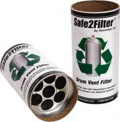 Made in USA - Trash Compactor/Crusher Filter Replacement - 4" Wide x 8" Long x 8" High, For 10004841 Single Carbon Filter Assemblies, 10004840 Aerovent Can Disposal Systems - Exact Tooling